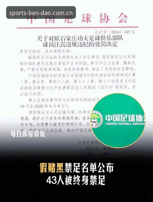 中国足球终身禁足 vs 五年禁令：足协第三批处罚名单全面解读